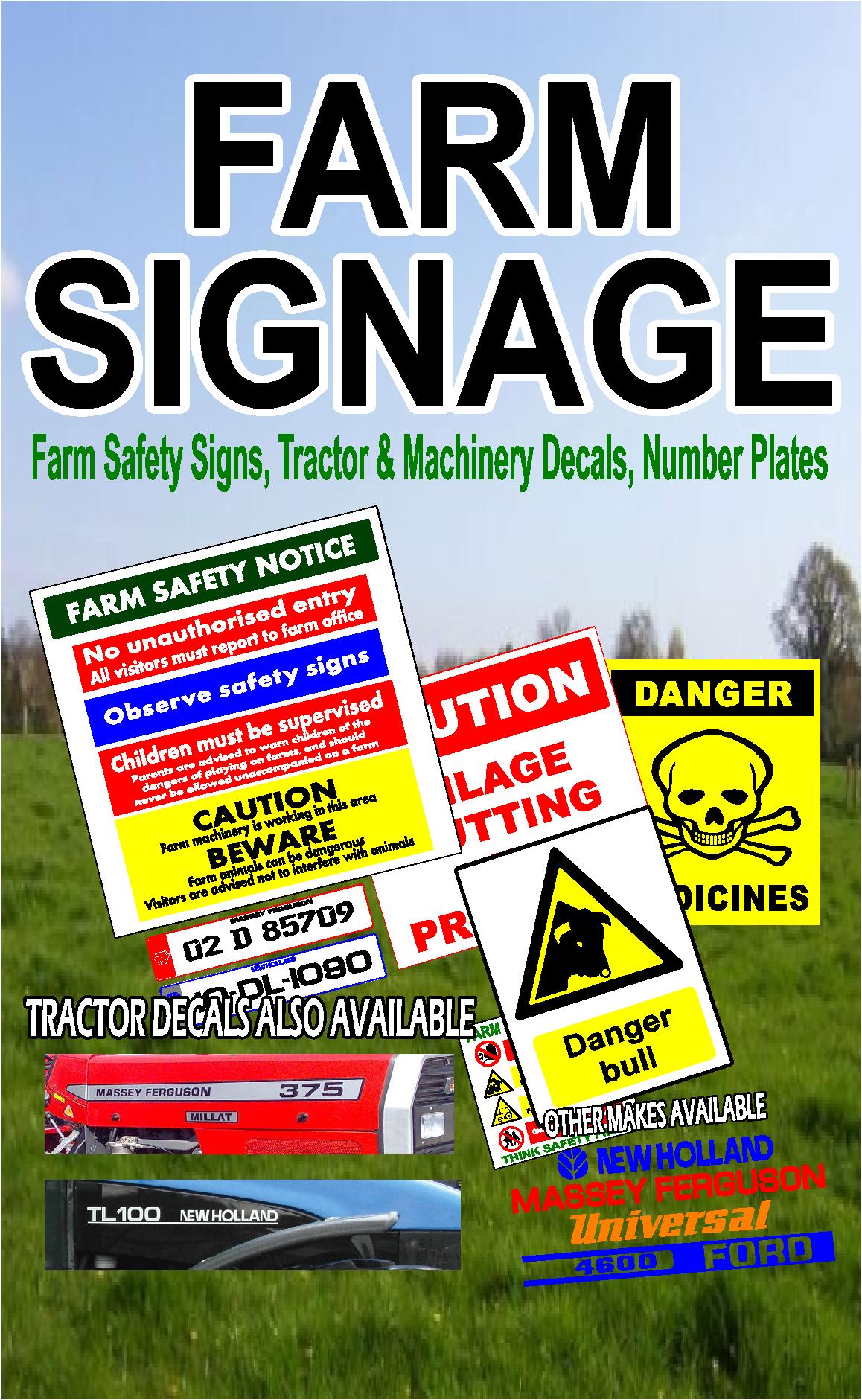 Safety Signs/ Farm Safety Signs  Sign It